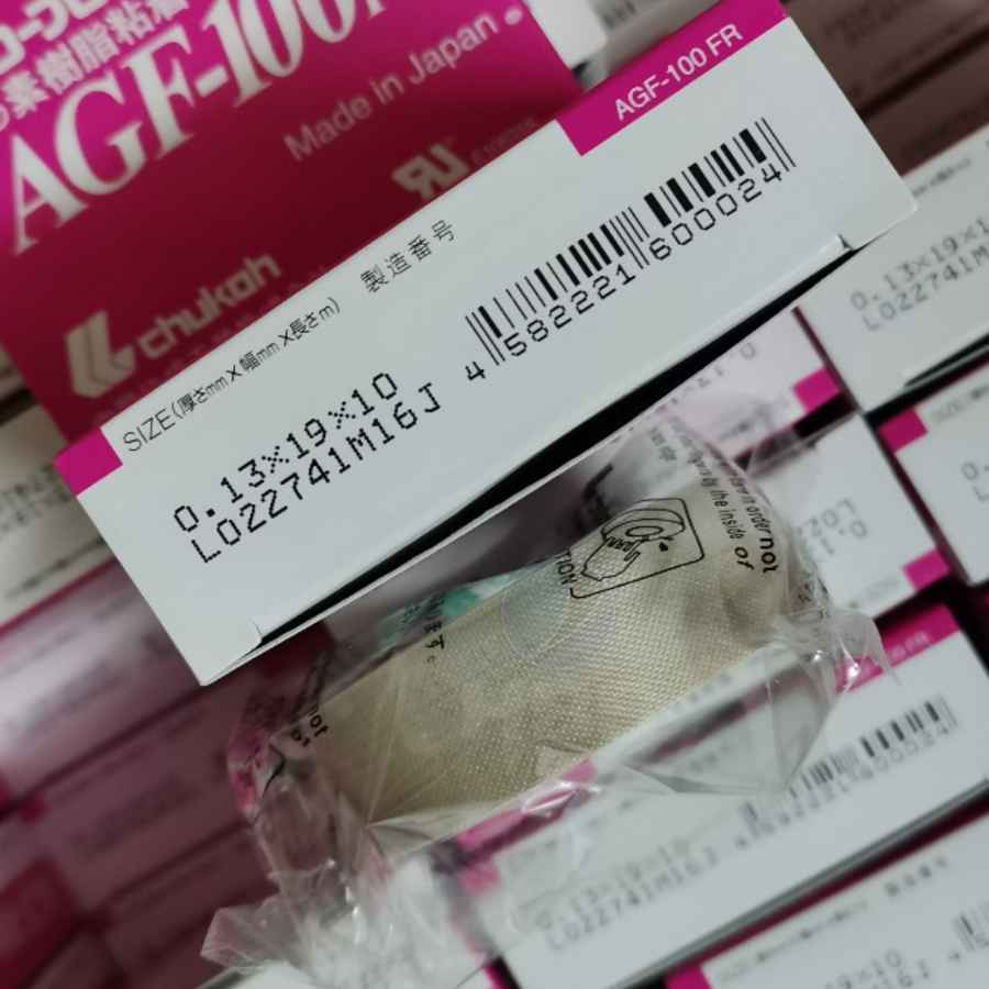 Bang keo CHUKOH AGF 100FR chiu nhiet 0.13mmx50mm 1