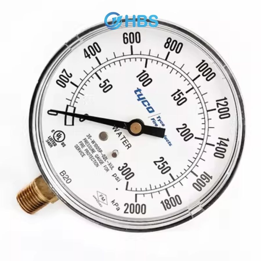 Đồng hồ đo áp suất nước Tyco 8 Page 5